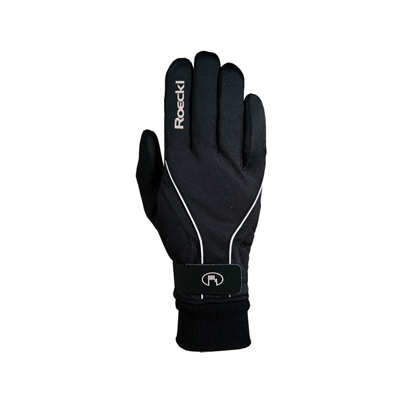 Gants chauds de course Roeckl LL Loken noir Gants chauds de course Roeckl LL Loken noir